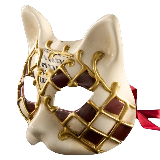 Маскарадная маска кот