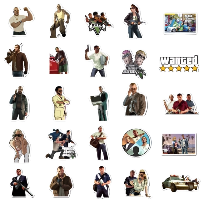 Стикеры GTA