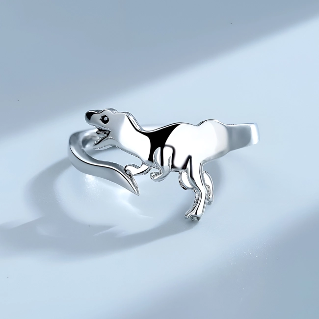 кольцо динозавр