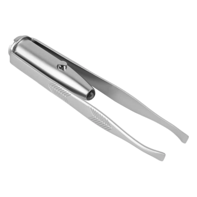 Пінцет для брів з підсвічуванням