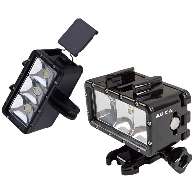 подводный свет на GoPro