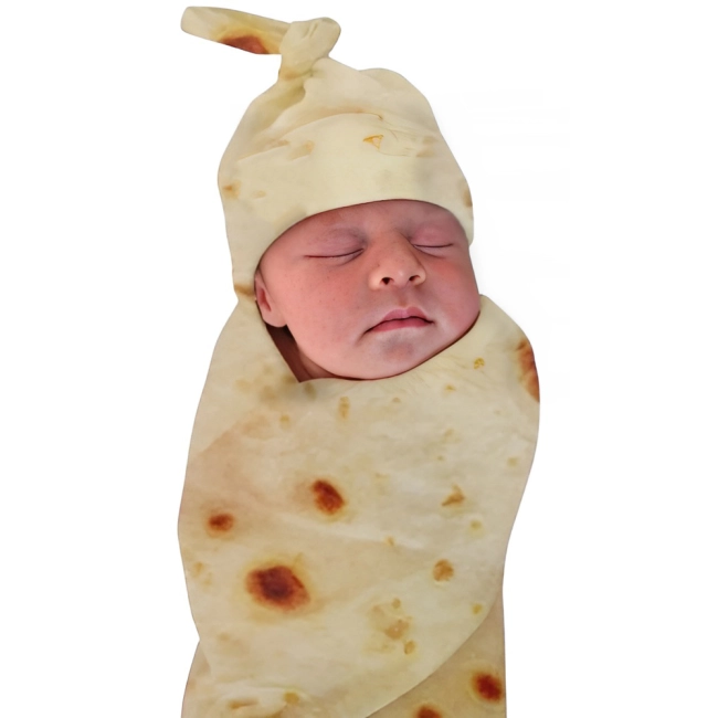 Детское одеяло с шапочкой