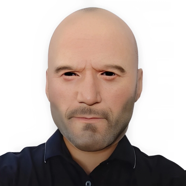 Маска мужчины для головы