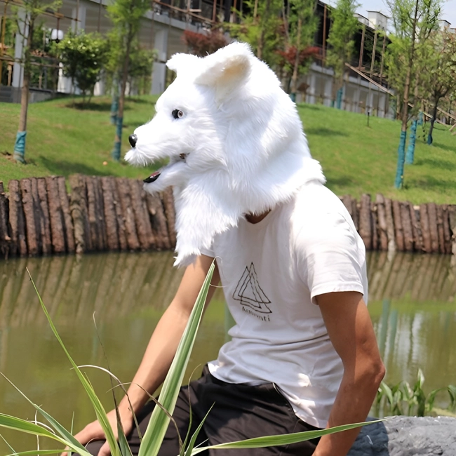 Маска в форме собаки