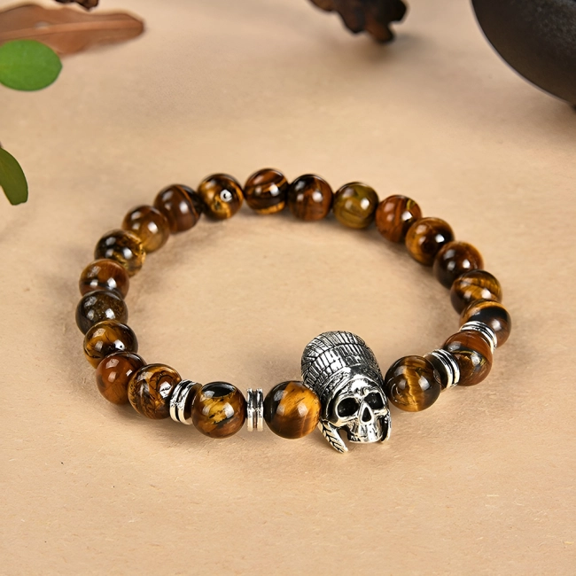Браслет с черепом на руку