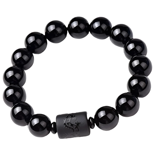 чоловічий браслет з намистинами