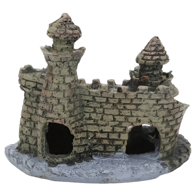 декорация замок в аквариум