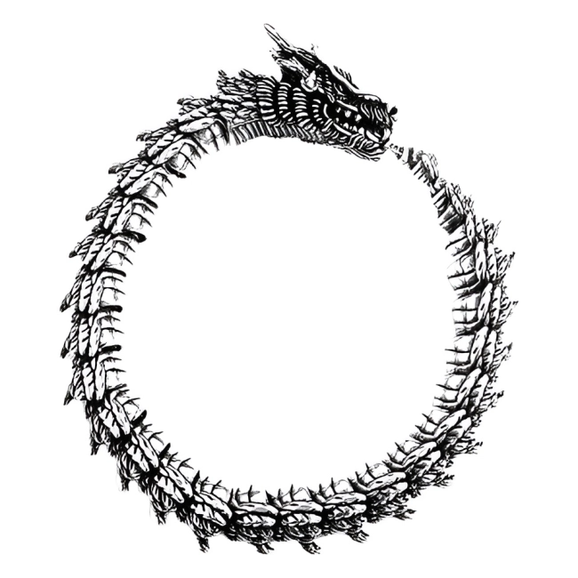 Браслет у вигляді дракона на руку