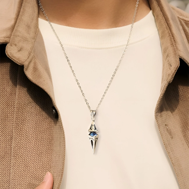 чоловічий ланцюжок з кулоном