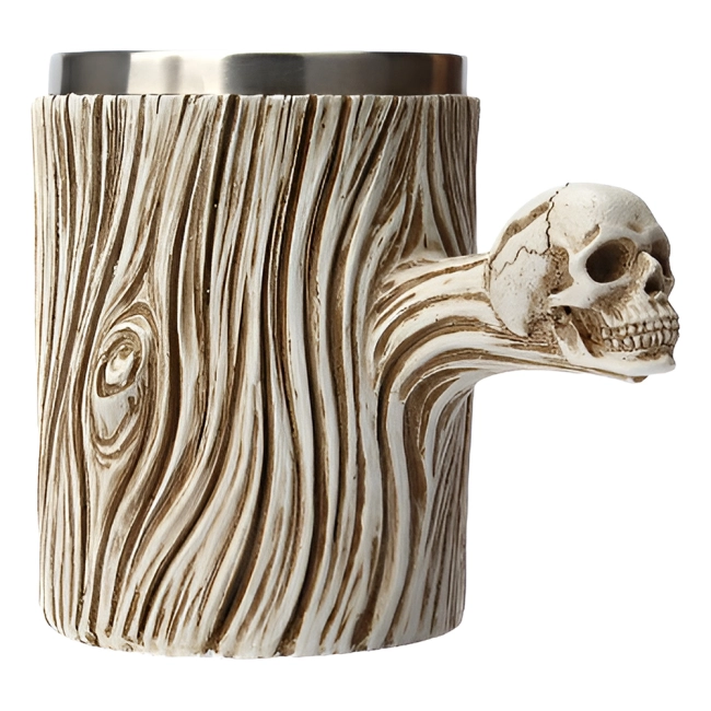 Большая кружка с черепом