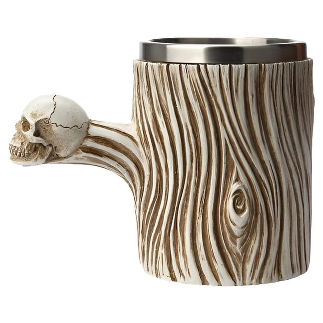 Большая кружка в виде черепа