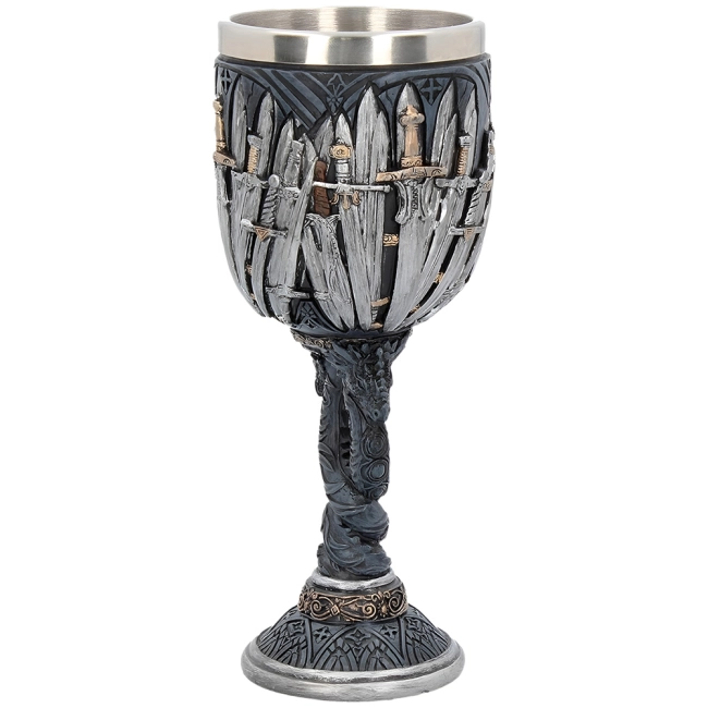 сталевий келих для вина