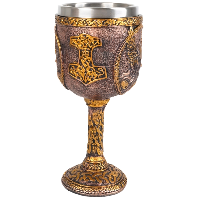 бокал для напитков с викингом
