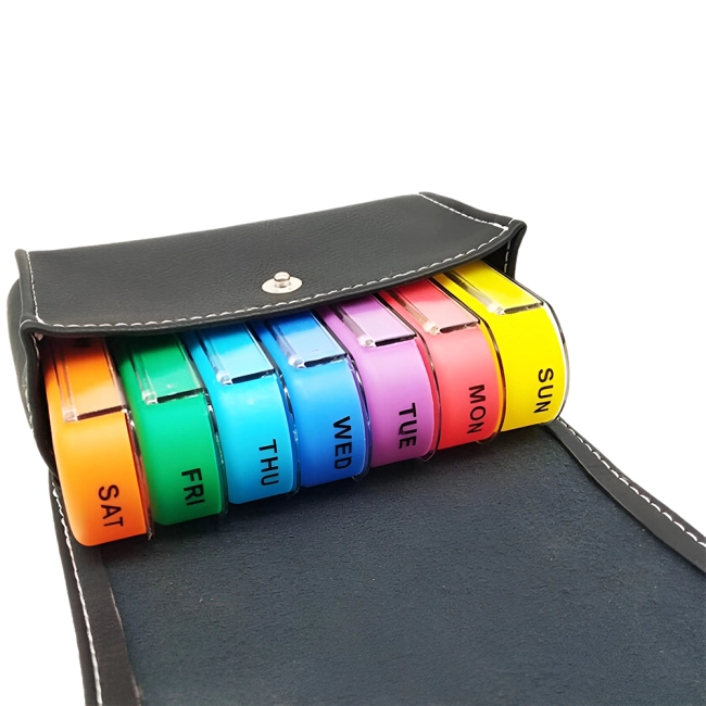 набор органайзеров для таблеток на 7 дней