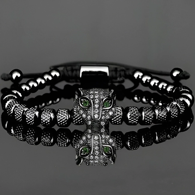 браслети з головою пантери