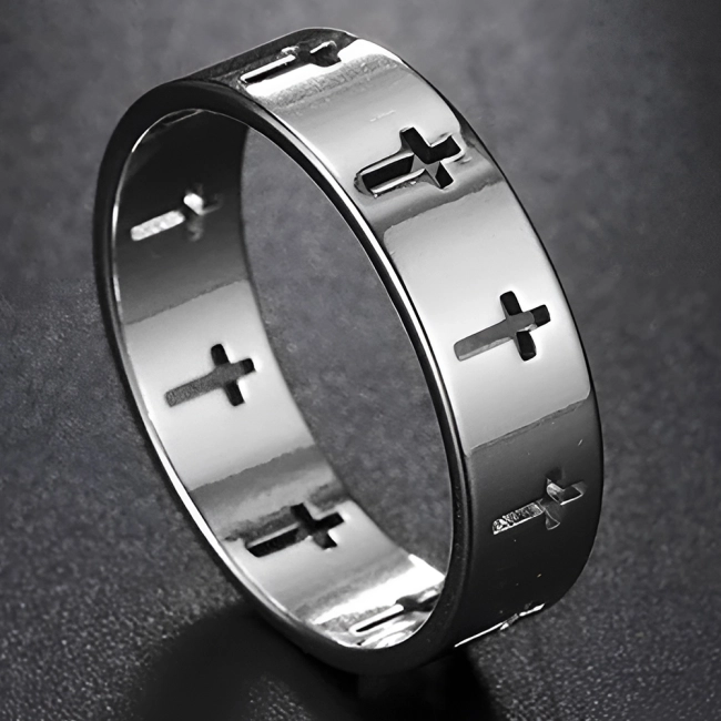 каблучка з хрестиками