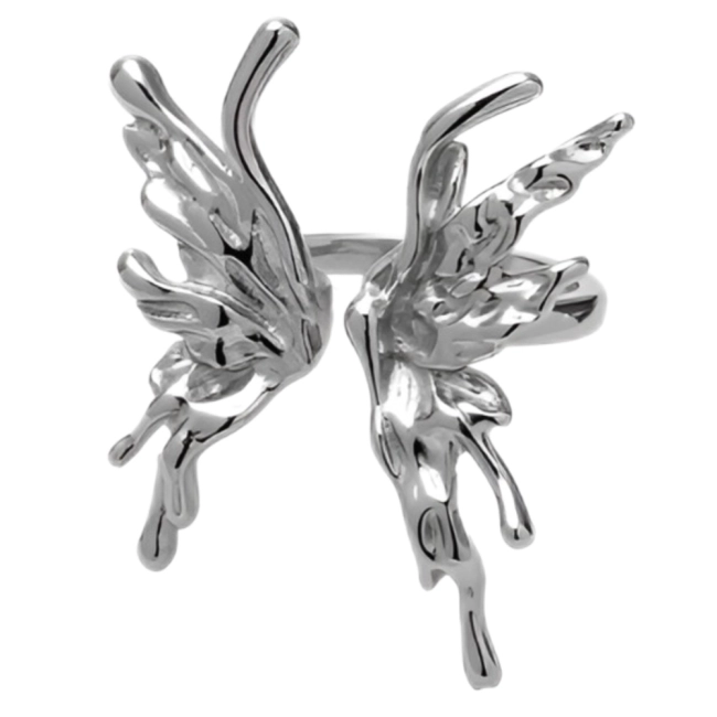 каблучка з крилами метелика