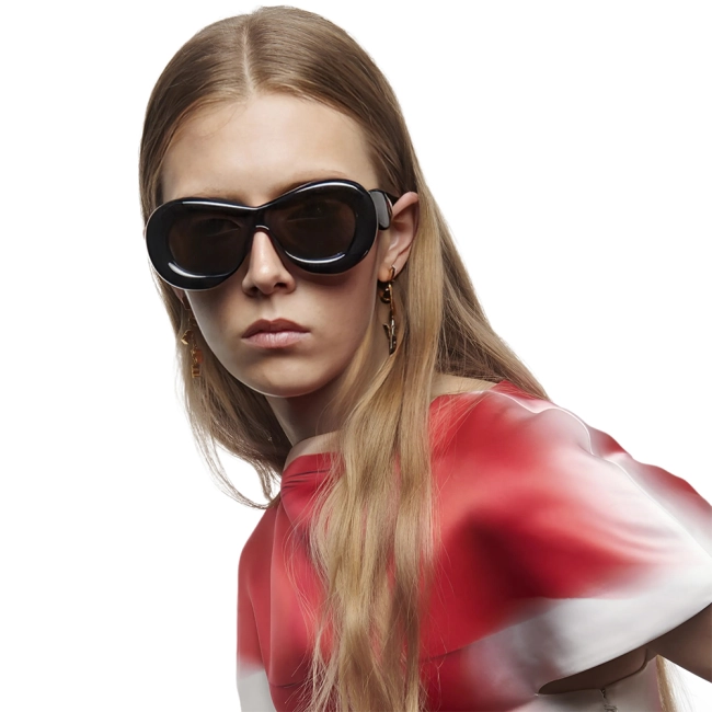 Очки в толстой оправе