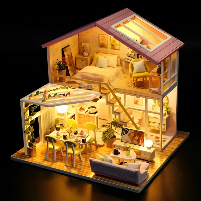 дерев'яний ляльковий будиночок своїми руками