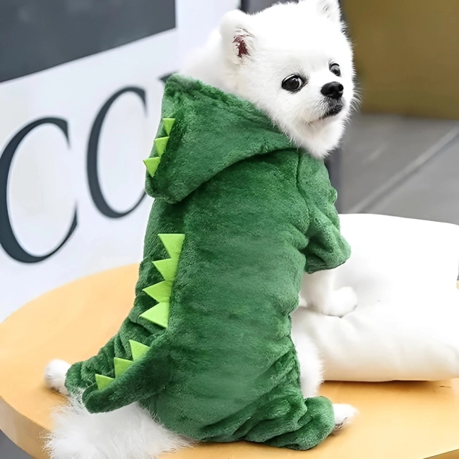 костюм динозавра для собак