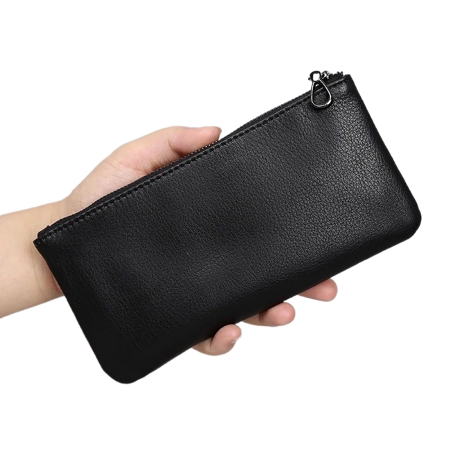 мужской кошелёк для денег и телефона