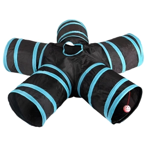 Складаний котячий тунель з 5 виходами котячий тунель