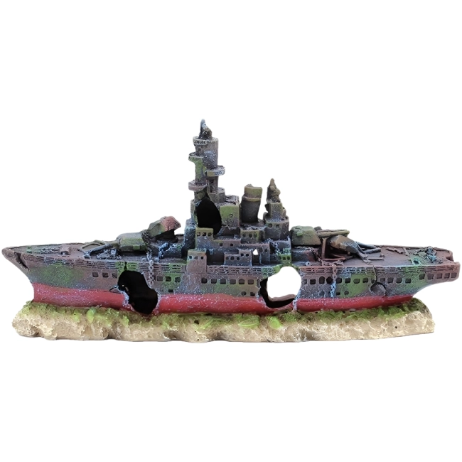 затонувший корабль для аквариума