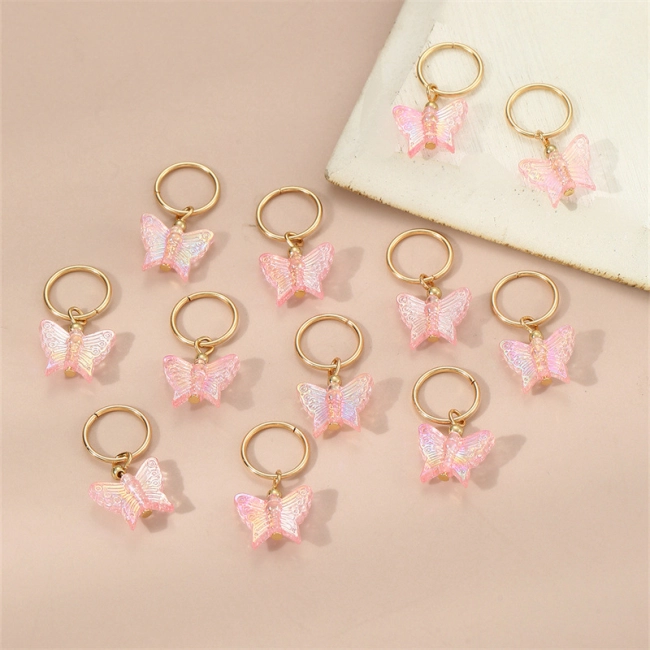 Набор бабочек на волосы