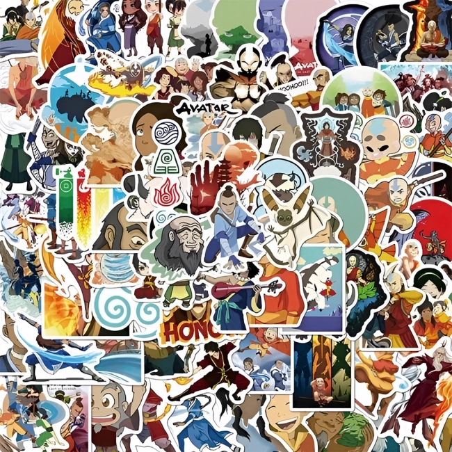 стикеры с Аангом