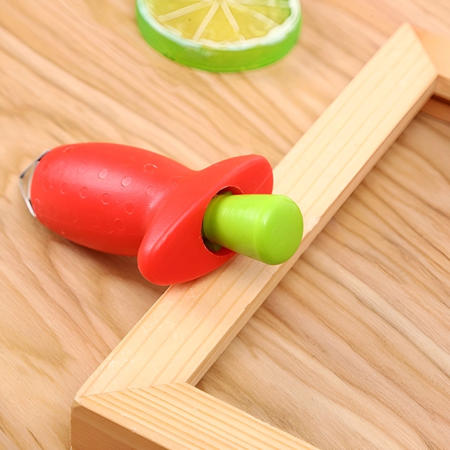 Пристрій для видалення хвостиків із полуниці