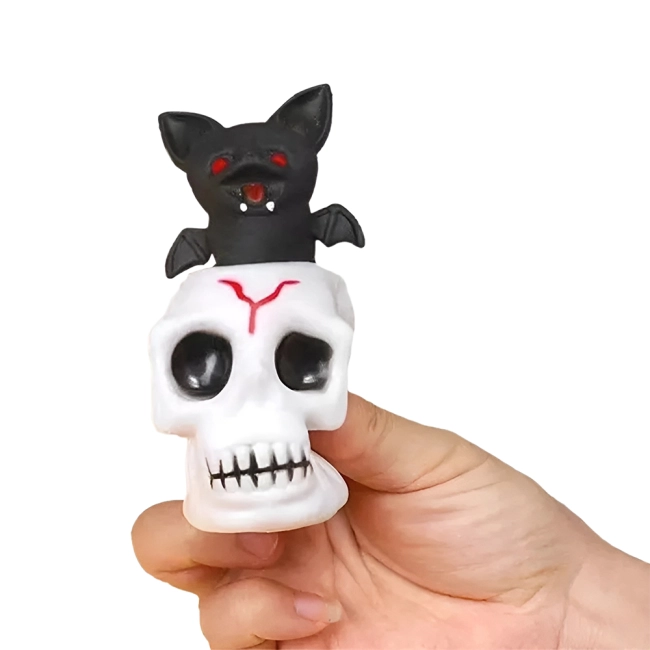 купить игрушку антистресс с черепом
