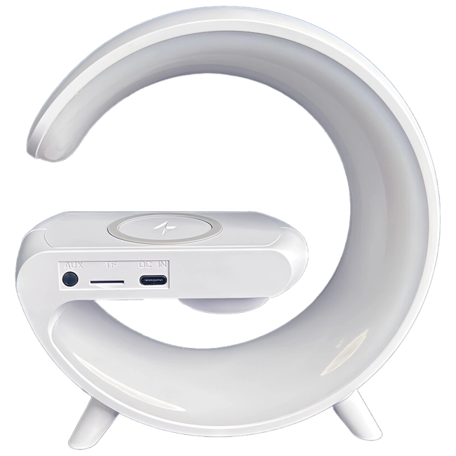 ночник с беспроводной зарядкой и часами