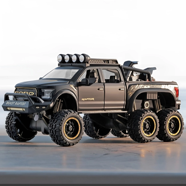 игрушечный шестиколёсный пикап