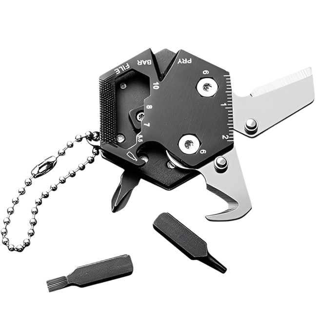 брелок на ключі мультитул