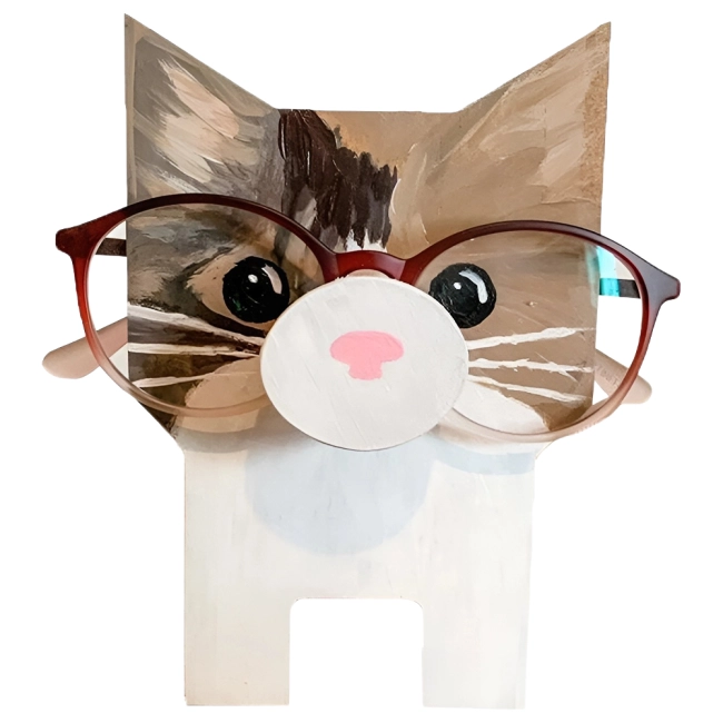 підставка для окулярів кіт