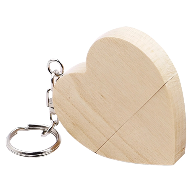 флешка в виде сердца