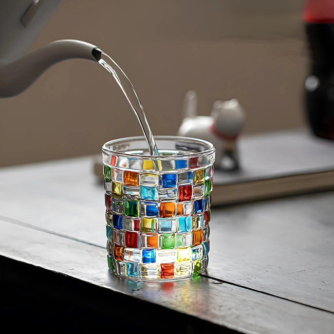 Склянка різнокольорове скло