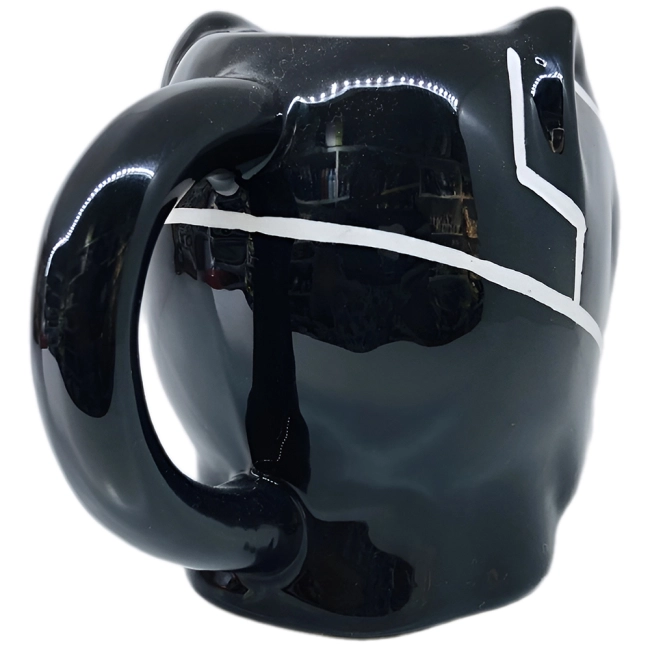 чашка черная пантера