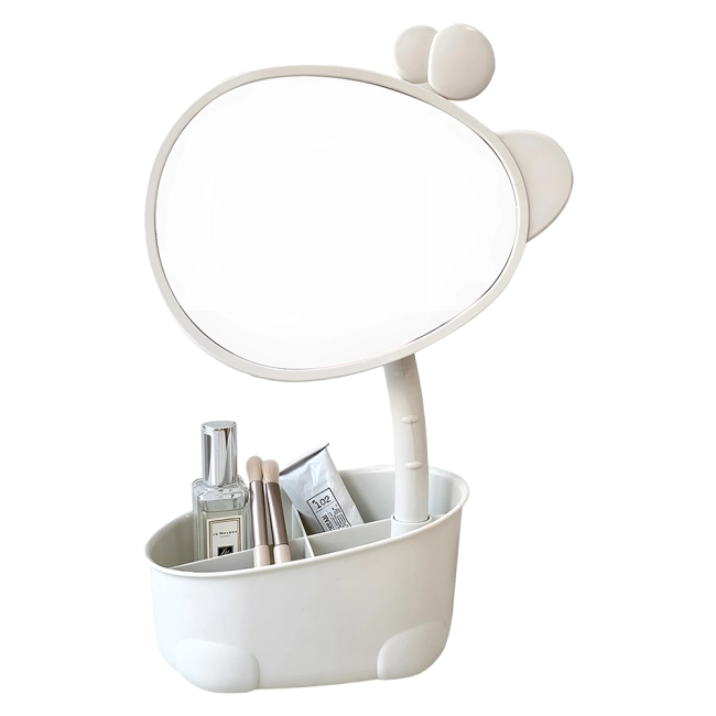 Настільне дзеркало з органайзером для косметики