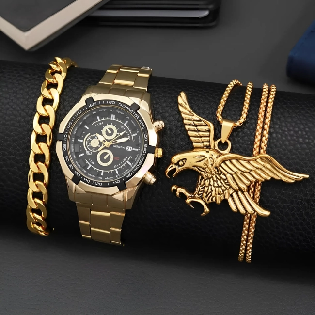 мужской подарочный набор с часами
