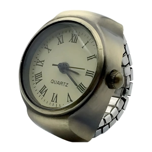 Кольцо с часами на палец