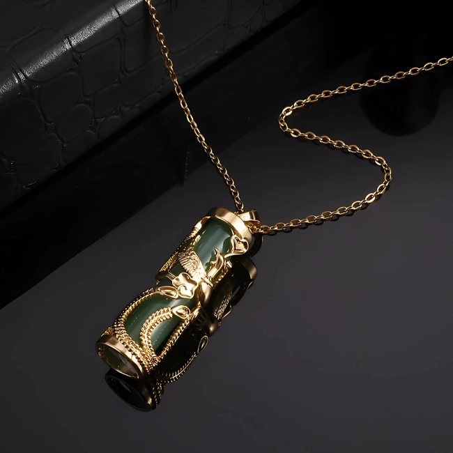 подвеска с золотым фениксом