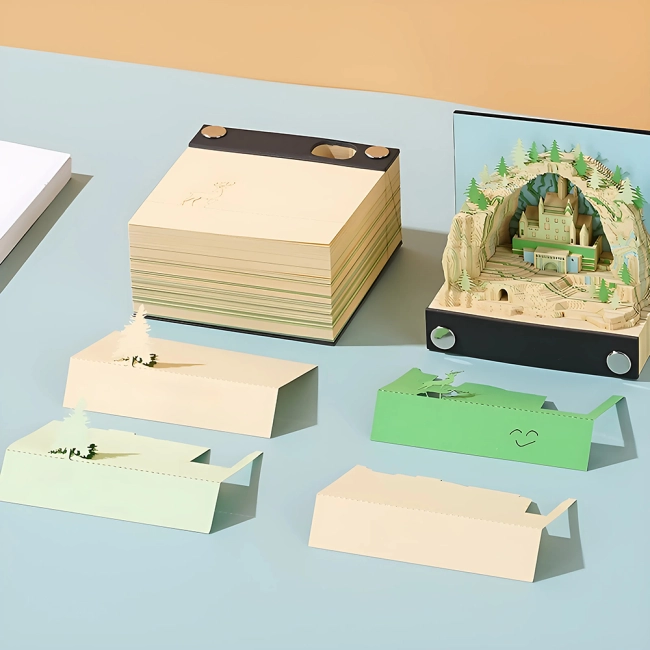 отрывной блок 3d