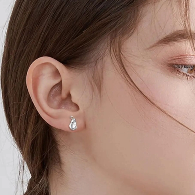 Сережки у вигляді капібар