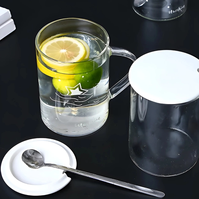 кружка для чаю з ложкою