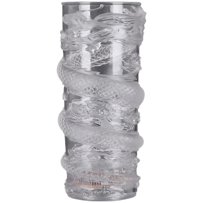 стакан з драконом, що світиться