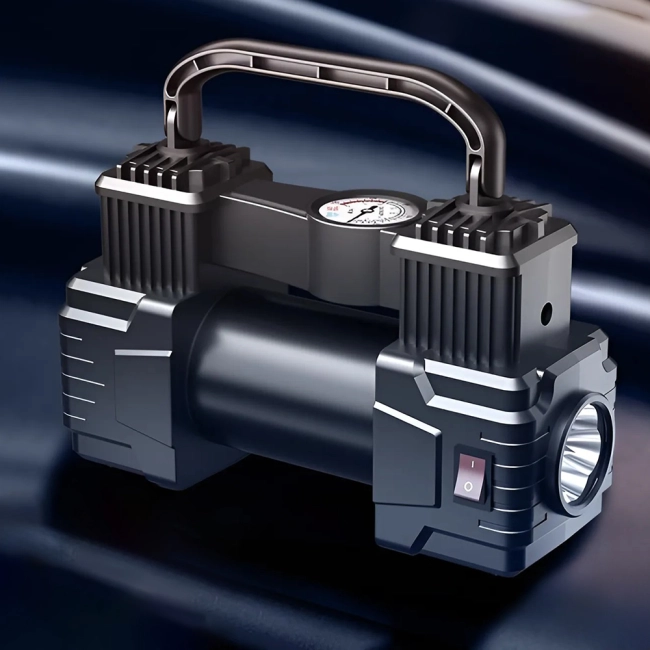 автомобильный компрессор 2 в 1