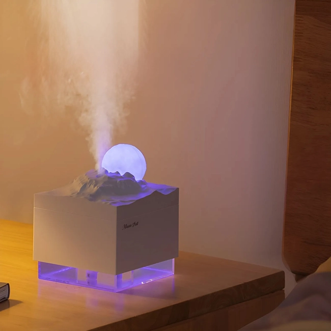 светящийся мини увлажнитель для воздуха