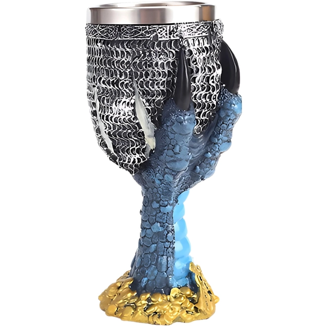 бокал с лапой дракона