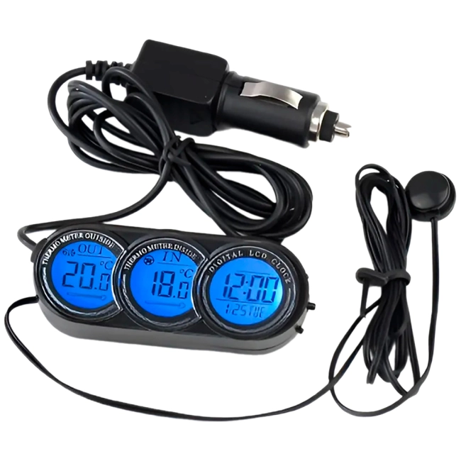 многофункциональные часы для автомобиля